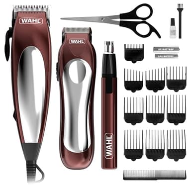 Wahl Home Pro Combo 3in1, tondeuse à cheveux et barbe, rasoir à tête filaire, set de toilettage pour homme