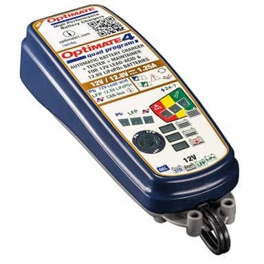 Optimate 4 Quad Program Premium Edition Battery Charger (Tecmate Ref.: TM630-PR)