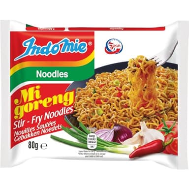 INDOMIE - Nouilles instantanées Mi Goreng - (1 X 80 GR) (L'emballage peut varier)