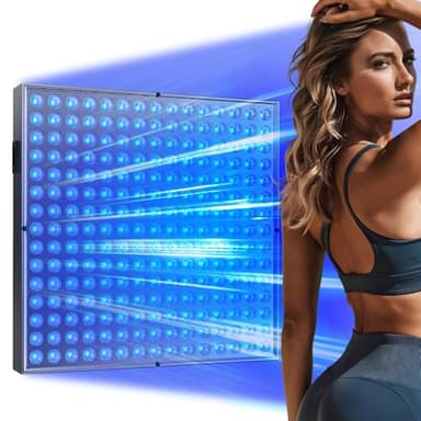 Jitesy Solarium 45 W pour la maison avec 225 pièces 460 Nm, support réglable pliable et crochets de suspension, solarium pour le visage pour la maison pour le corps et le visage