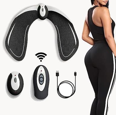 Électrostimulateur Glutei,Appareil d'entraînement EMS pour la stimulation ciblée des muscles des glutés,Développement musculaire,Entraîneur pour les hanches,Dispositif d'électrostimulation de glutei