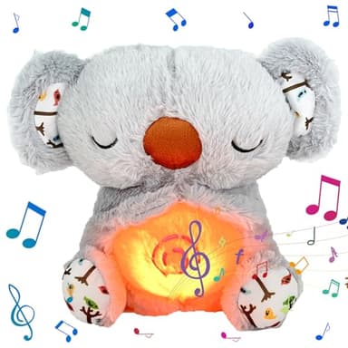 Jouet Bebe 1 An Loutre Qui Respire, Peluche Koala Apaisant, Ma Loutre