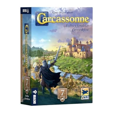 Devir Carcassonne : Sièges et Forteresses - Extension du Jeu de société Stratégie, Défense et Guerre pour Les Joueurs de Tous âges (BGCARAFPS)