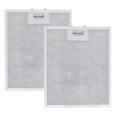 Shwdsy 2 Pièces Grille Hotte Aspirante, 5 Couches D'alliage D'aluminium Grille De Hotte, 320 X 260 mm, Adapté Aux Hottes de Restaurant, Couleur Argent, Adapté aux Hottes de Cuisine