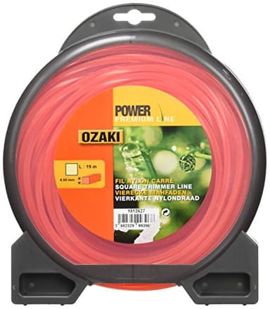 OZAKI - 1512627 - OZAKI Fil Nylon Carre 4,5 mm, Rouge