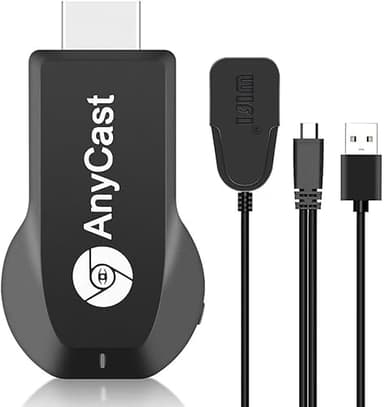 Adaptateur d'affichage sans fil, 4K 1080P HD-MI WiFi Récepteur Dongle de mise en miroir d'écran mobile pour iPhone Mac iOS Android vers TV Projecteur Support Miracast Airplay DLNA