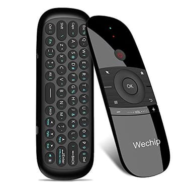 [4 en 1] WeChip Télécommande Clavier et Souris, 2.4G Contrôleur Telecommande pour Les boîtiers Android TV, Smart TV, PC, Ordinateur Portable, Projecteur, HTPC, IPTV, Lecteur Multimédia