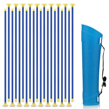Huiguli Remplacement Ventouse Flèches, 20 Flèches Plastique Ventouse Jouet avec Carquois, Accessoires de Tir à Larc, 42 cm, Enfants Tir À l'arc Ensemble Flèches pour Garçons et Filles