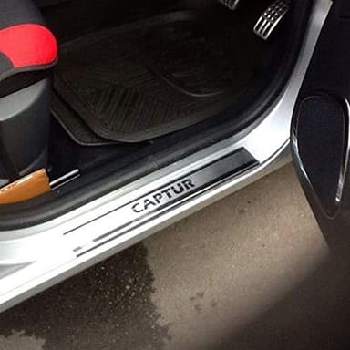Lot de 4 protections de seuil de porte chromées pour Captur [2013-2019]