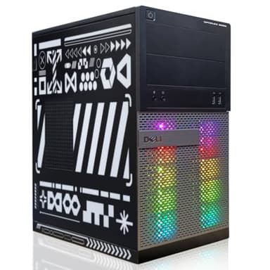 Dell PC Gamer Fixe，Ordinateur Gaming,Quad Core I7 jusqu'à 3.9GHz, GeForce GT 1030 2Go GDDR5, RAM 16Go, SSD 512Go, WiFi 600 M, Bluetooth 5.0, W10P64 (Reconditionné)