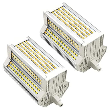 GUHPZA Ampoule LED R7S 118 mm équivalent à 500 W, culot J118 à double extrémité, spots R7S de 50 W, ampoules LED dimmables de 5400 lm, angle de faisceau lumineux de 220°, lumière blanche 6000 K