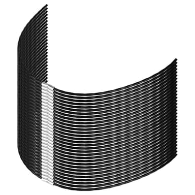 30 Morceaux de Fil de Coupe, F016800431 Fil de Coupe pour Débroussailleuse, Diamètre 3,5 mm, Longueur du Fil 37 cm, Fil de Débroussailleuse pour Bosch AFS 23 à 37" Débroussailleuse