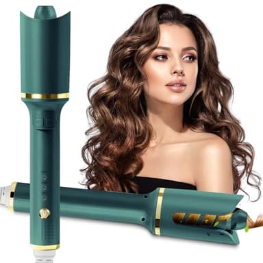 Anluomania Fer à Friser Automatique 28mm, Fer à Boucler, Boucleur a Cheveux, Boucleur Automatique, Boucleur Céramique, avec 3 Température Réglable, Ceramic Curling Iron pour types de cheveux