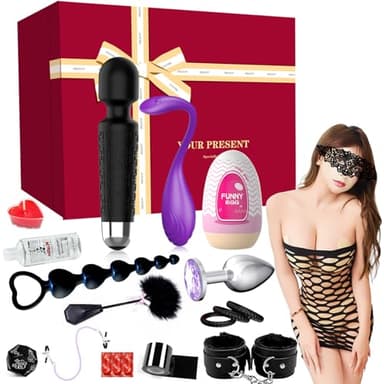 Sex toýs 2025 pour Couples, Femme et Homme, 16 pièces sextoyse Cadeaux Sexuels Sensuels, les Jouets Sexuels HBABY Intimes Surprises | Coffrets de Sextoy, érotiques Jouet Adulte Couple Valeur des 550€