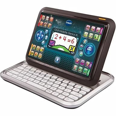 VTech - Ordi-Tablette Genius XL Color Noir, Ordinateur Enfant, Tablette Éducative - 5/8 Ans - Version FR