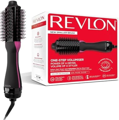 Revlon Salon Sèche-cheveux avec volume en 1 étape, avec peigne de séparation inclus (pour cheveux moyens à longs, technologie en une étape, outil de coiffage 2 en 1, technologie ionique et
