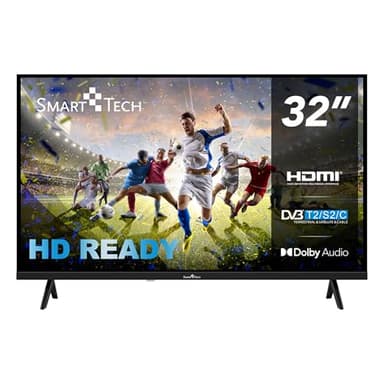 Smart Tech 32HN01K TV HD LED 32 Pouces (80cm) Triple Tuner Dolby Digital Plus, 2xHDMI, 2xUSB