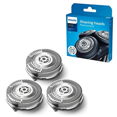 Philips Têtes de rasage SH50/50, compatibles avec les rasoirs Series 5000 et 6000, performances optimales, auto-affûtage, 3 lames, modèle SH50/50, remplacent les modèles HQ9/50, HQ56/50 et RQ11/50