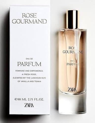 ROSE GOURMAND EDP 80 ML, Parfum Gourmand, Fraîcheur, Caractère et Élégance Parfum Sensuel, Senteur très Agréable
