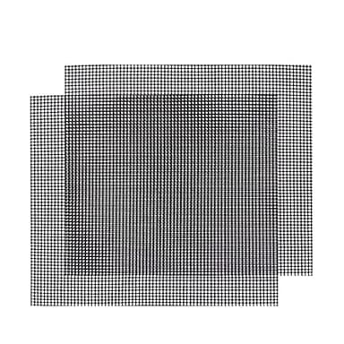 42 * 36cm Grille Barbecue decoupable, 2PC Tapis de Cuisson Réutilisable Grille Anti-adhésif pour Yaourtières Multi-Délices Barbecue Cuisson