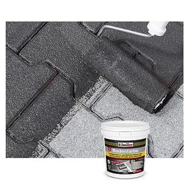 Isolbau Peinture pour sols - 1,5 kg - Peinture pour sols et béton pour caves, garages, ateliers - Revêtement de sol imperméable pour intérieur et extérieur - Anthracite (RAL)