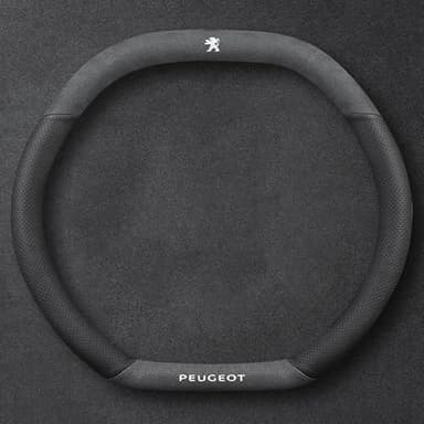 R-timer Couvre Volant Voiture pour Peugeot Expert - Elektrisch 2020-2025, Respirant Protection Volant Voiture, Accessoire Voiture Interieur, Housse Souple Antidérapante