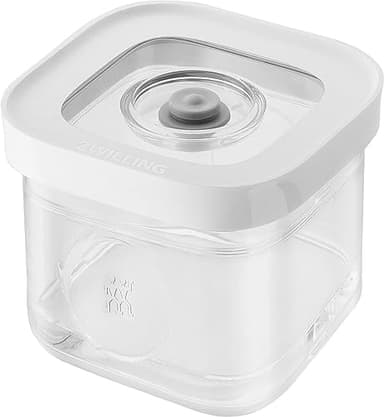ZWILLING FRESH & SAVE CUBE Box, taille S, Boîte de conservation modulable & empilable, Conservation étanche à l'air & sous vide, Compatible lave-vaisselle, Transparent