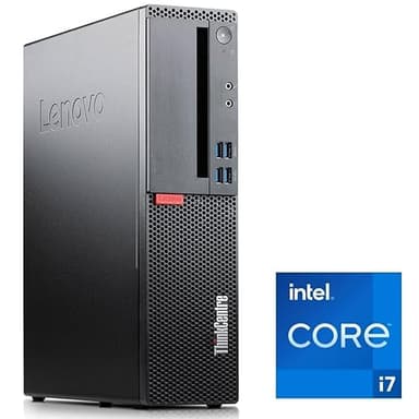 Lenovo - PC Rapide avec Intel Core i7 7700 - Ordinateur de Bureau + Ordinateur pour Le Bureau et Le Home Office avec 4.2 GHz - 32Go - SSD de 1 to - USB 3 - WLAN - Windows 11 Pro et Office 2010#7997