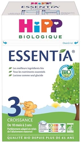 HiPP - Essentia - Lait 3 Croissance - Boîte - 600g BIOLOGIQUE