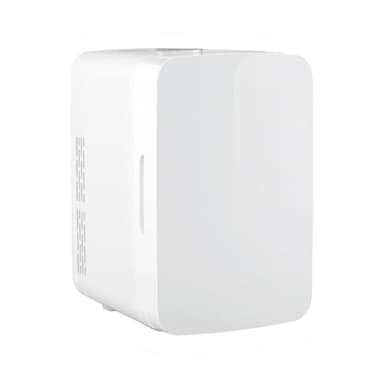 YASHE Mini Frigo de Chambre, 10 Litres/ 6 Canettes, Petit Frigo Thermoélectrique CA/CC pour Boissons, Nourriture, Beauté, Bureau, Dortoir, Voiture, Blanc