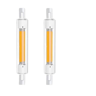 Aseoacc Ampoule R7S LED 118 mm 30W Gradable, 3000LM 4500K Blanc Neutre, COB Angle 360°, Remplace Halogène J118 300W, pour Éclairage Intérieur/Extérieur, 220-240V, Lot de 2