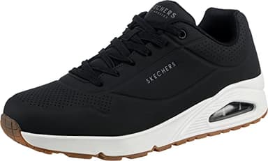 Skechers Uno Stand On Air Baskets Homme, Black Durabuck Trim Blk, 45 EU