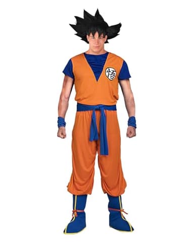 Funidelia Déguisement Officiel de Goku Dragon Ball pour Homme, Tenue de Super Saiyan pour Adulte Dragon Ball, Déguisements pour Carnaval, Halloween & EVJF/EVG – Taille XL