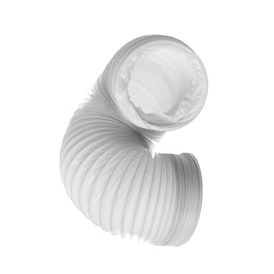 Ø 160mm Conduit d'air Flexible pour Hotte de Cuisine, Climatiseur, Hotte Aspirante, Sèche-linge - 3m Tuyau d'évacuation - Conduit de Ventilation - PVC