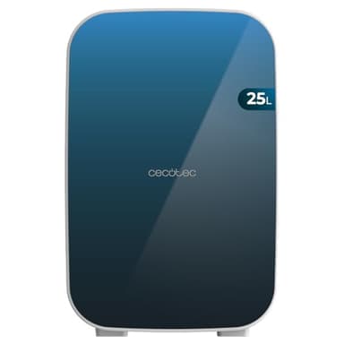 Cecotec Mini Frigo 25L Bolero MiniCooling 25L Bahamas Pat 1. 12V-220V, Compatible Voiture et Caravanes, Fonction Refroidissement et Chauffage, Plage de Température 7-65º, Transport Facile.