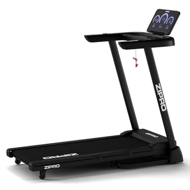 ZIPRO Tapis de Course Marche Inclinable Pliable 12h/km Treadmill avec Écran Silencieux Walking Pad Charge Max 120kg - Cardio Training Tablet Holde 12 Degré Domestique Home Maison Bureau - Noir Luma