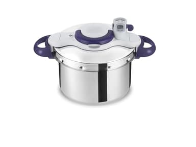 Seb Clipsominut’ Perfect Cocotte-minute 6 L, Autocuiseur induction, Facile à utiliser, Minuteur, Livre 100 recettes inclus, Fabriqué en France, Violet P4620700