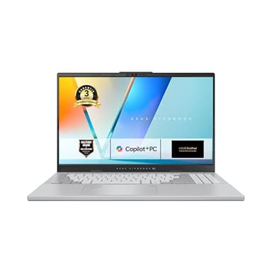 ASUS Vivobook S 15; Copilot+ PC S5507QA-MA012W Portable 15.6 3K OLED 120Hz Pc Portable Qualcomm Snapdragon X Plus 3.4Ghz 16GB LPDDR5X 512GB SSD Qualcomm Adreno GPU Windows 11 Home Clavier AZERTY RGB