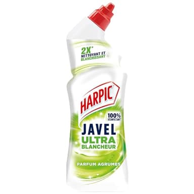 Harpic Gel WC Javel Ultra Blancheur Agrumes - 750 ml
