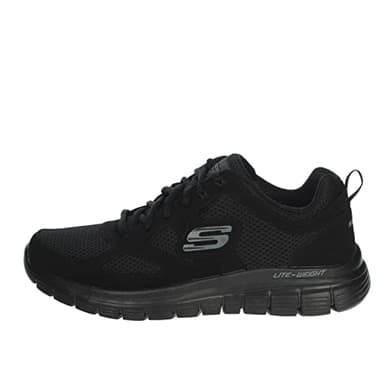 Skechers Burns- Agoura Hommes Baskets, Black, 43 EU