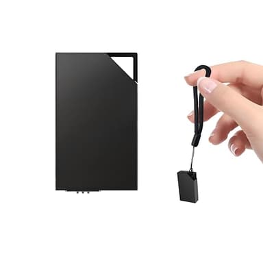 Gonikli Dictaphone Espion avec 64 Go de Mémoire, Rechargeable par USB Enregistreur Vocal, Dictaphone Espion et Activation Vocale, Espion Enregistreur pour Cours, Réunions (3 * 2 * 0.6)