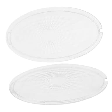 AUTSUPPL Abat-jour Transparent Pour Hotte Cuisine, Capot De Lampe D’éclairage, Protection Lumineuse Légère Et Solide, Remplacement Simple Pour Hotte Aspirante Intérieure, Lot De 2 Pièces