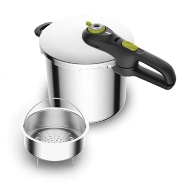 Tefal Secure Neo 8L, Cocotte-minute en acier inoxydable, Pour 5-8personnes, Résultats rapides, La qualité au juste prix, P2534449