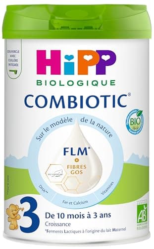 HiPP - Combiotic FLM - Lait 3 Croissance - Boîte - 800g - BIOLOGIQUE
