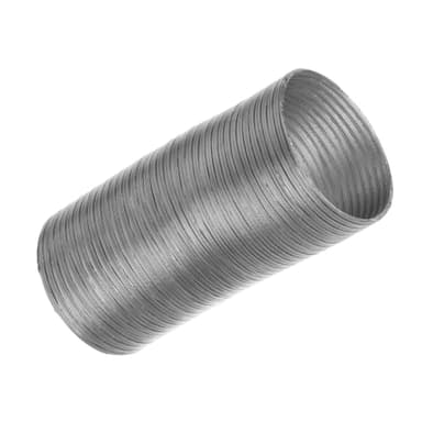 Ø 150mm Conduit d'air Flexible pour Hotte de Cuisine, Climatiseur, Hotte Aspirante, Sèche-linge - 1.5m Tuyau d'évacuation Semi-rigide - Conduit de Ventilation - Aluminium