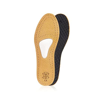 Semelles orthopédiques en cuir pour le neurome de Morton et la douleur à l'avant-pied, avec support et coussin de la voûte métatarsienne, pour hommes et femmes, Kaps Allevia (44 EUR)