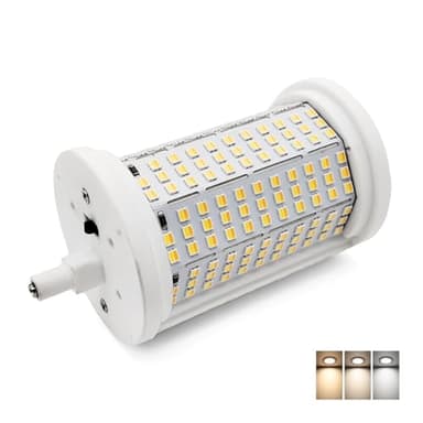 QLEE R7s 50w Ampoule Led 118mm 3cct Réglable J Type Linéaire Double Extrémité Studio & Projecteur équivalent Ampoules Halogènes 500w Pour Le Travail Sécurité Paysage Et Lampadaires