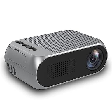 IZHIUTP Mini Projecteur HD 1080P DLP Portable avec Batterie Rechargeable YG320, LCD USB et Film 100-240 V (US)