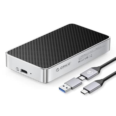 ORICO 40Gbps Disque SSD Externe 4To Jusqu'à 3800 Mo/s, Ultra Rapide, NVMe SSD, Compatible avec Thunderbolt 3/4/ USB 4.0, Design en Aluminium sans Ventilateur pour Photographes Et Éditeurs Vidéo - X40