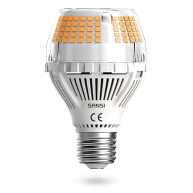SANSI Ampoule LED E27 35W Blanc Chaud 3000K 5000LM, Équivalente Ampoule Incandescente 300W, Angle de Faisceau 270°, Économie d'Énergie, Sans Scintillement, Non Dimmable - Paquete de 1